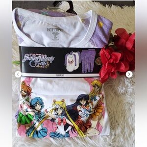 Hot Topic Sailor Moon Crystal Pajama Set - Multicolor
